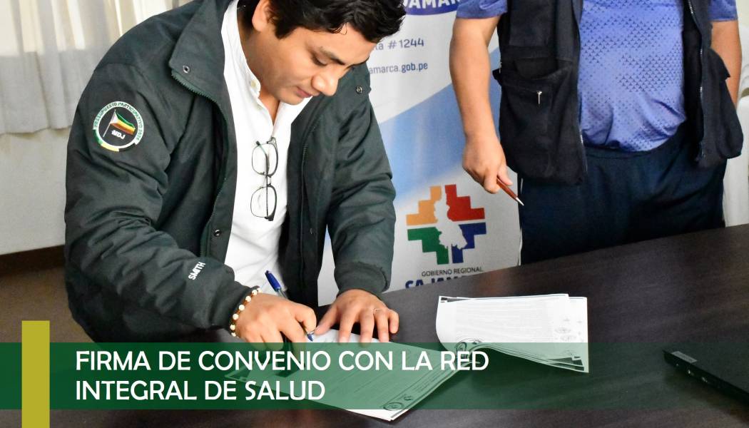 Firma de convenio con la Red Integral de Salud