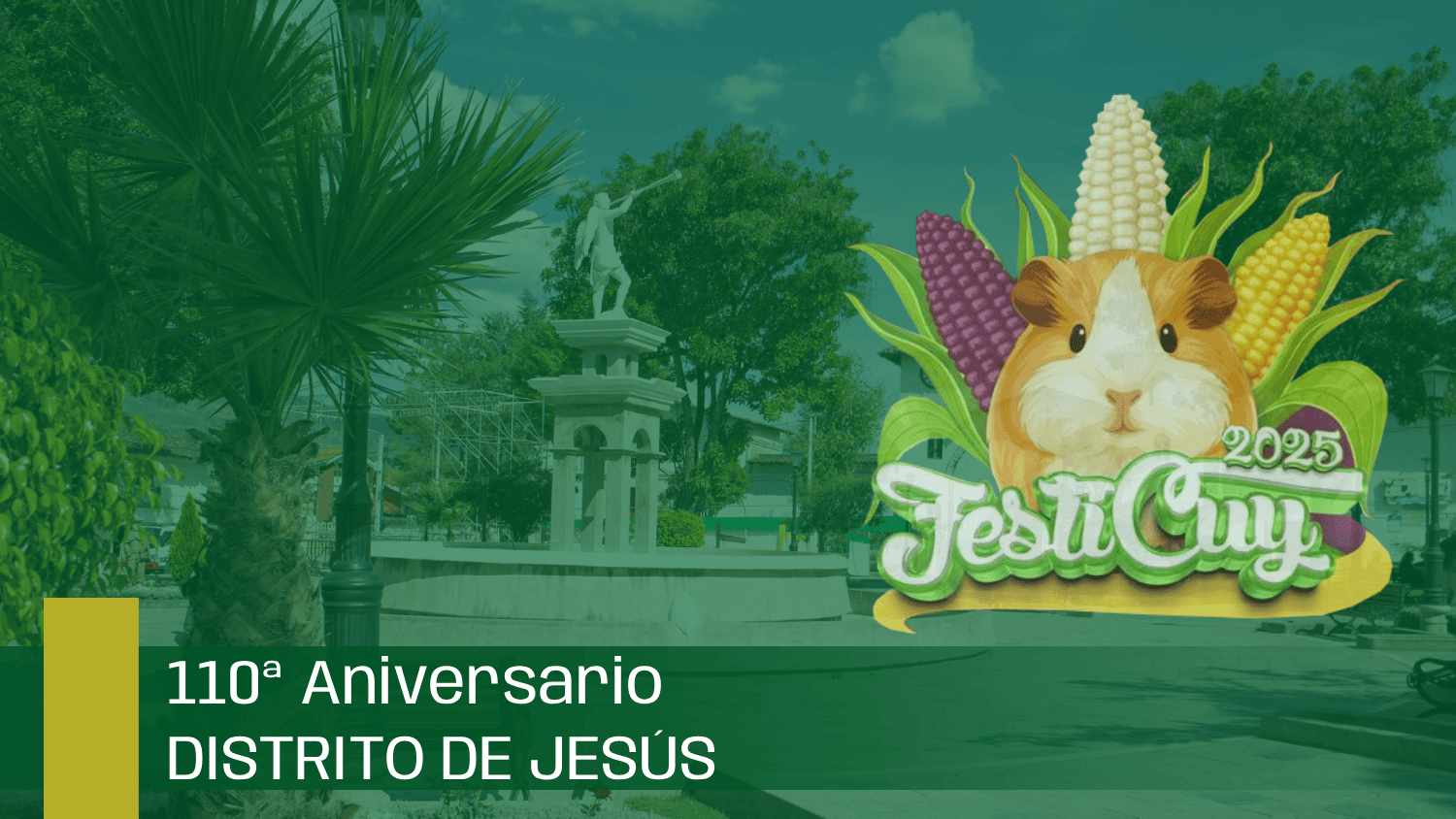 Distrito de Jesús, actividades por el 110ª Aniversario