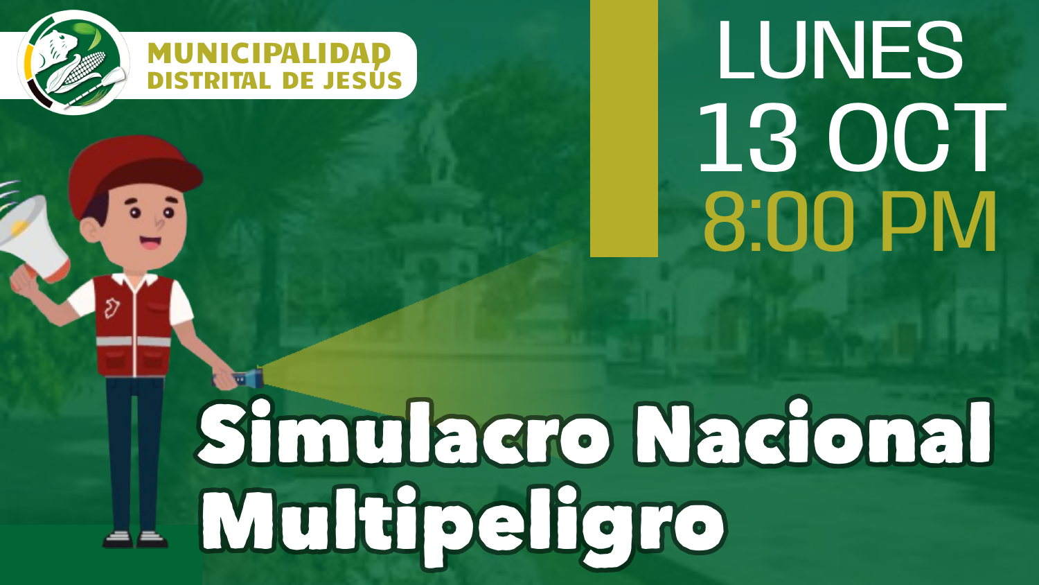 Participa del Simulacro Nacional Multipeligro