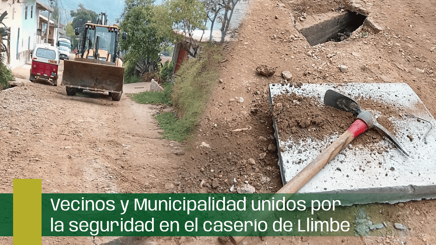Vecinos y Municipalidad unidos por la seguridad en el caserío de Llimbe