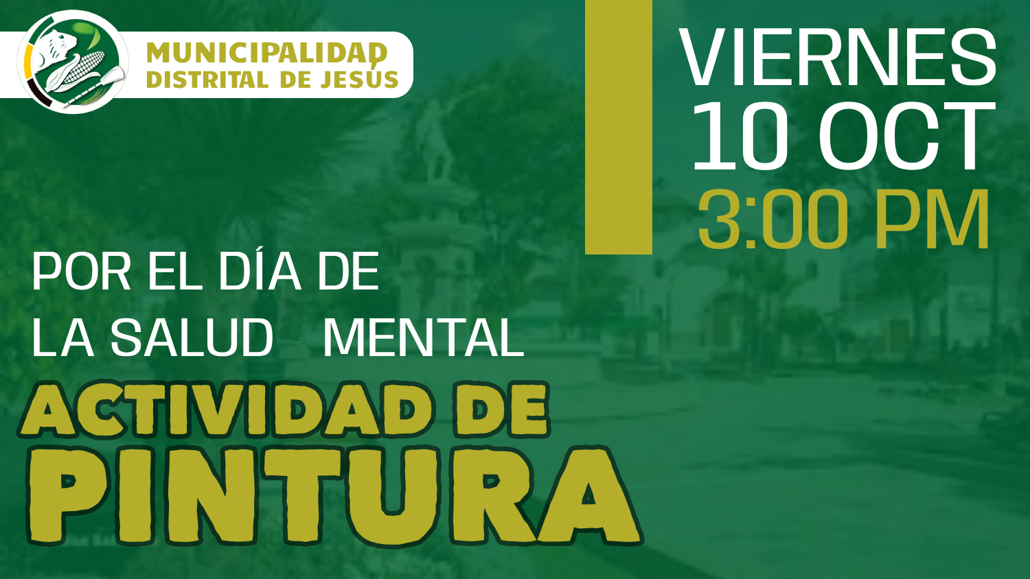 ACTIVIDAD DE PINTURA, por el día de la Salud Mental