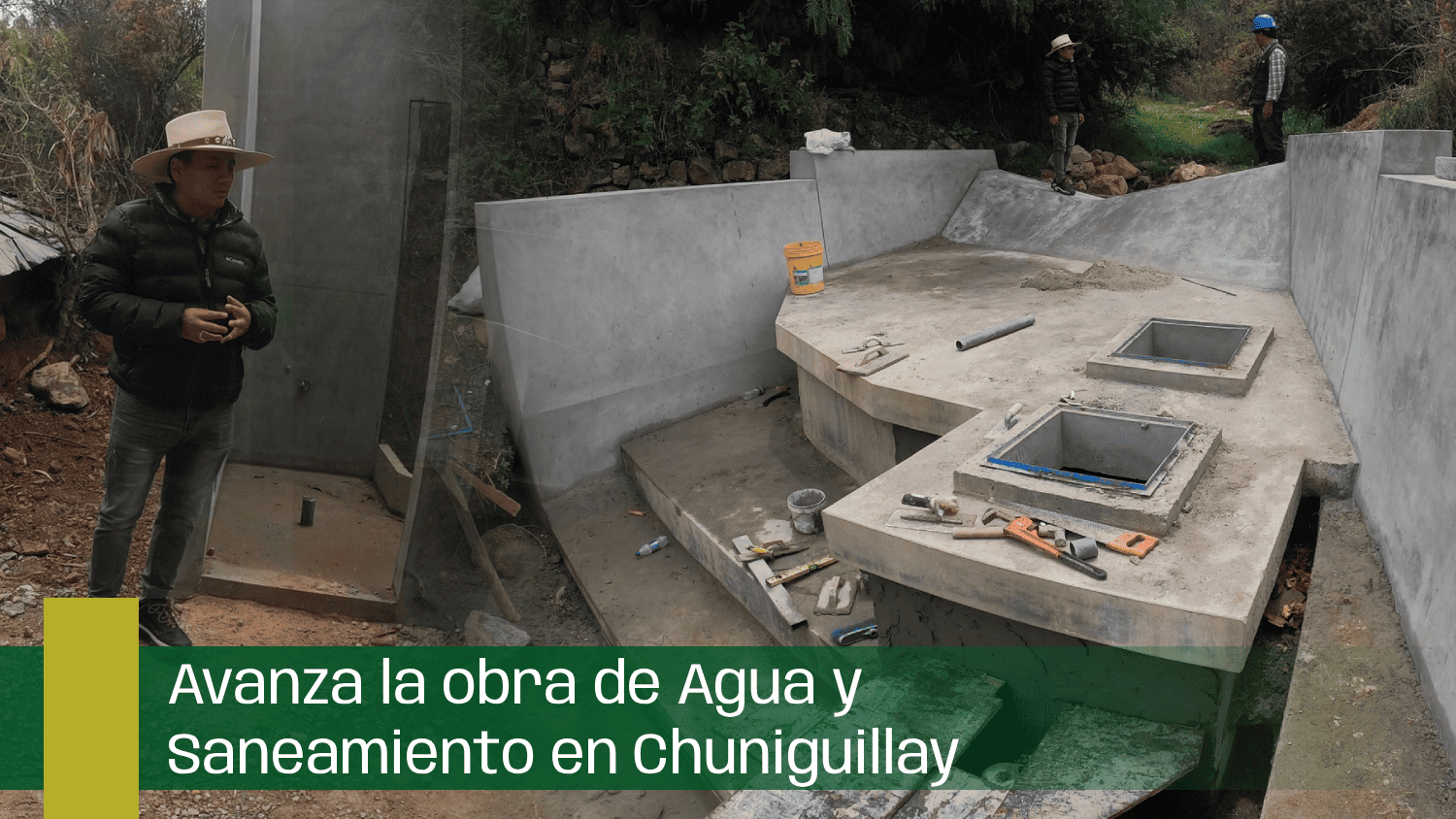 Avanza la obra de Agua y Saneamiento en Chuniguillay