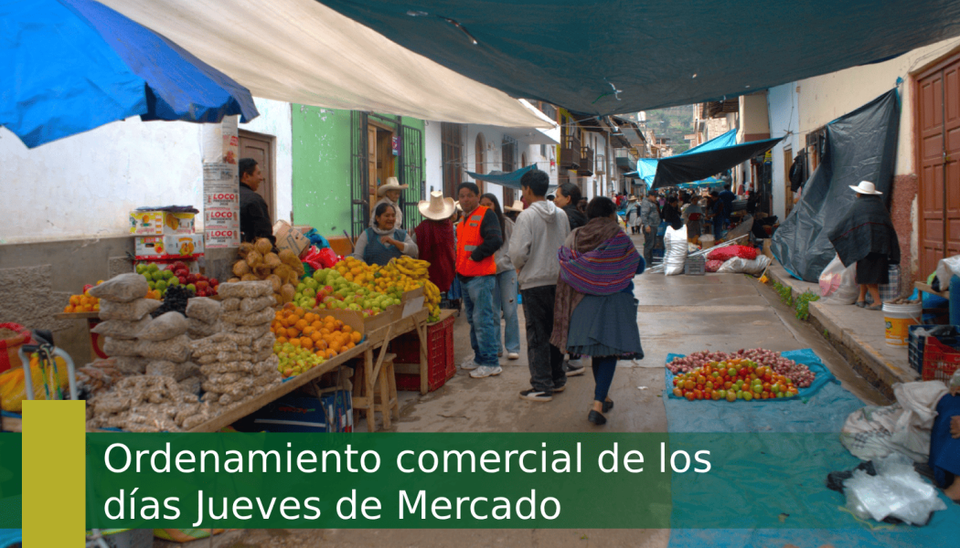 Ordenamiento comercial de los días Jueves de Mercado